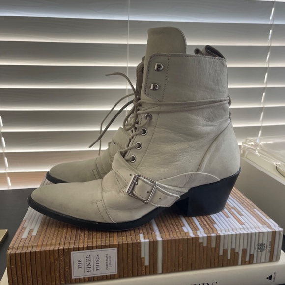 White Allsaints Booties - Picture 3 of 5
